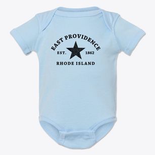 East Providence Rhode Island Star Baby Onesie