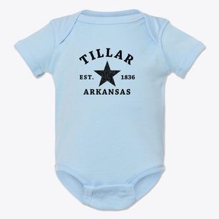 Tillar Arkansas Star Baby Onesie