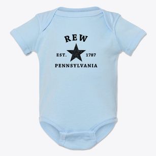 Rew Pennsylvania Star Baby Onesie