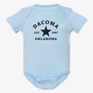 Dacoma Oklahoma Star Baby Onesie