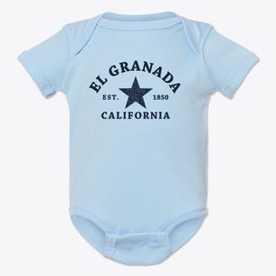 El Granada California Star Baby Onesie