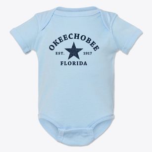 Okeechobee Florida Star Baby Onesie