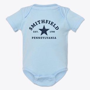 Smithfield Pennsylvania Star Baby Onesie
