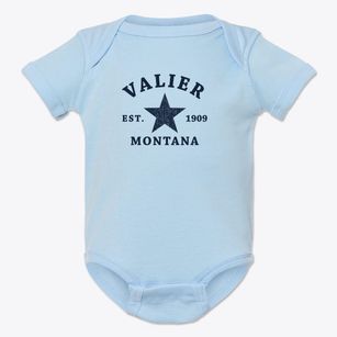 Valier Montana Star Baby Onesie