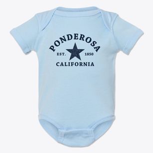 Ponderosa California Star Baby Onesie