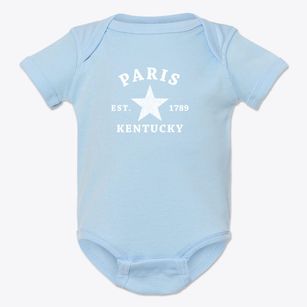 Paris Kentucky Star Baby Onesie