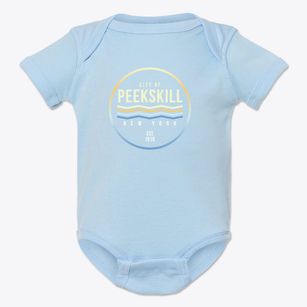 Peekskill New York Color Fade Baby Onesie