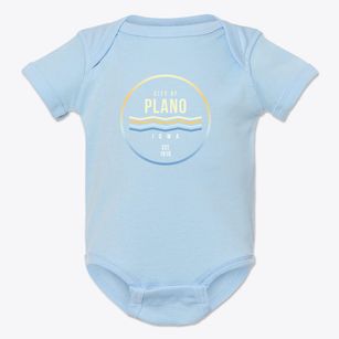Plano Iowa Color Fade Baby Onesie