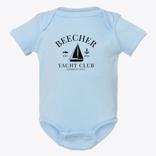 Beecher Illinois Yacht Club Baby Onesie