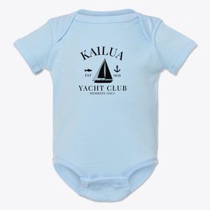 Kailua Hawaii Yacht Club Baby Onesie