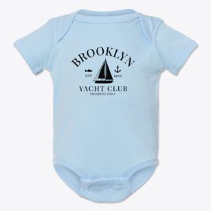 Brooklyn Wisconsin Yacht Club Baby Onesie