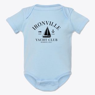 Ironville Kentucky Yacht Club Baby Onesie