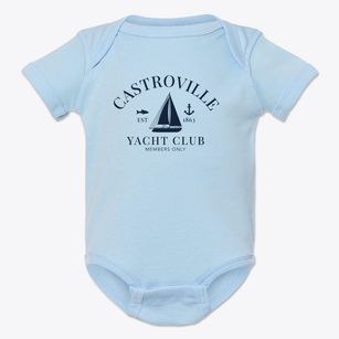 Castroville California Yacht Club Baby Onesie