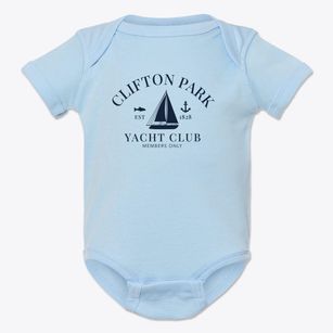 Clifton Park New York Yacht Club Baby Onesie