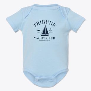 Tribune Kansas Yacht Club Baby Onesie