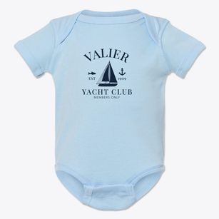 Valier Montana Yacht Club Baby Onesie