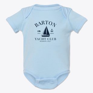 Barton Maryland Yacht Club Baby Onesie