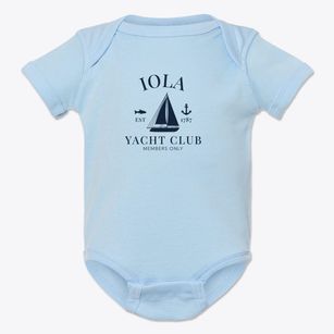 Iola Pennsylvania Yacht Club Baby Onesie