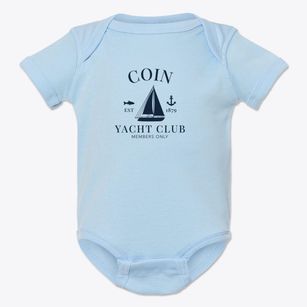 Coin Iowa Yacht Club Baby Onesie