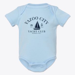 Yazoo City Mississippi Yacht Club Baby Onesie