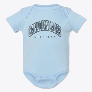 Canadian Lakes Michigan Inline Baby Onesie