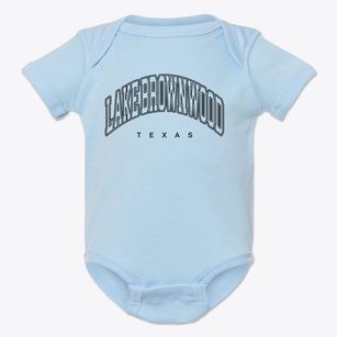 Lake Brownwood Texas Inline Baby Onesie