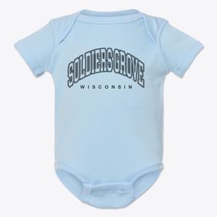 Soldiers Grove Wisconsin Inline Baby Onesie
