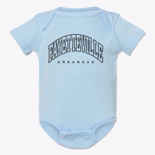 Fayetteville Arkansas Inline Baby Onesie