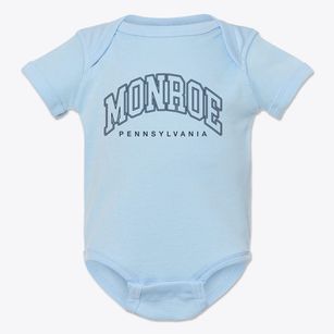Monroe Pennsylvania Inline Baby Onesie