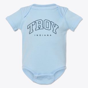 Troy Indiana Inline Baby Onesie