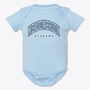 Meadowbrook Alabama Inline Baby Onesie