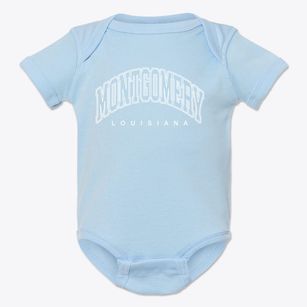 Montgomery Louisiana Inline Baby Onesie