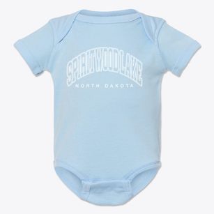 Spiritwood Lake North Dakota Inline Baby Onesie