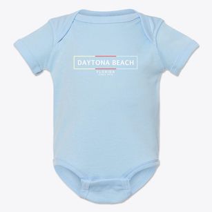 Daytona Beach Florida Artbox Baby Onesie