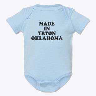Tryon Oklahoma Classic 70s Baby Onesie