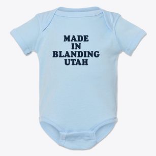 Blanding Utah Classic 70s Baby Onesie
