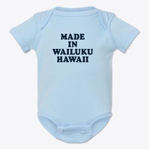 Wailuku Hawaii Classic 70s Baby Onesie
