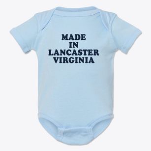 Lancaster Virginia Classic 70s Baby Onesie