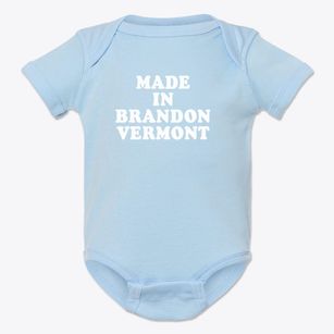Brandon Vermont Classic 70s Baby Onesie