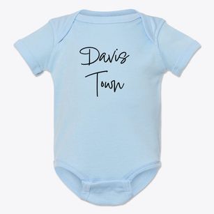 Davis Town Maine Freestyle Baby Onesie