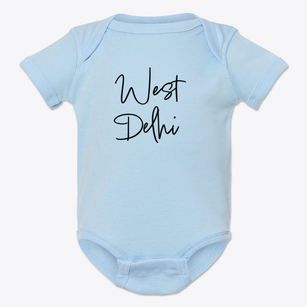 West Delhi New York Freestyle Baby Onesie