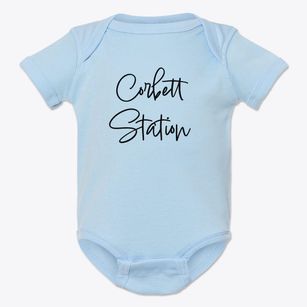 Corbett Station Oregon Freestyle Baby Onesie