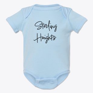 Sterling Heights Michigan Freestyle Baby Onesie