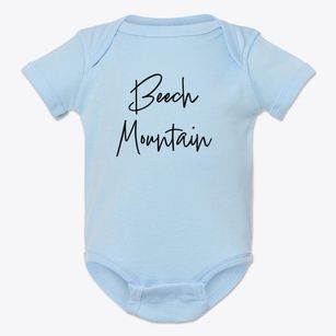 Beech Mountain North Carolina Freestyle Baby Onesie