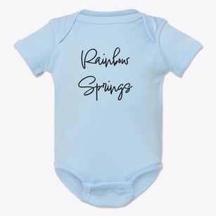 Rainbow Springs Florida Freestyle Baby Onesie