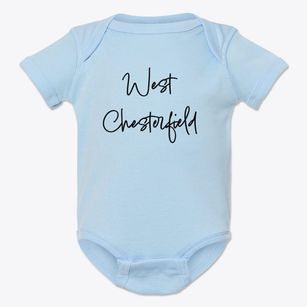 West Chesterfield New Hampshire Freestyle Baby Onesie