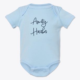 Amity Harbor New York Freestyle Baby Onesie