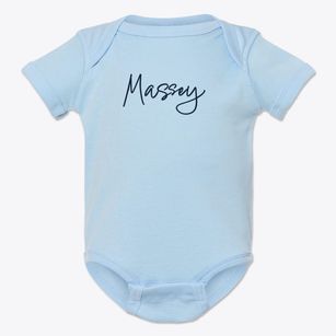 Massey Iowa Freestyle Baby Onesie