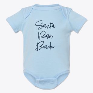 Santa Rosa Beach Florida Freestyle Baby Onesie