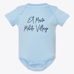 El Monte Mobile Village California Freestyle Baby Onesie